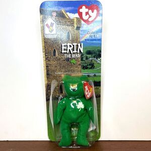 Vintage McDonalds Ty Teenie Beanie Babies Erin the Bear From Ireland 1999